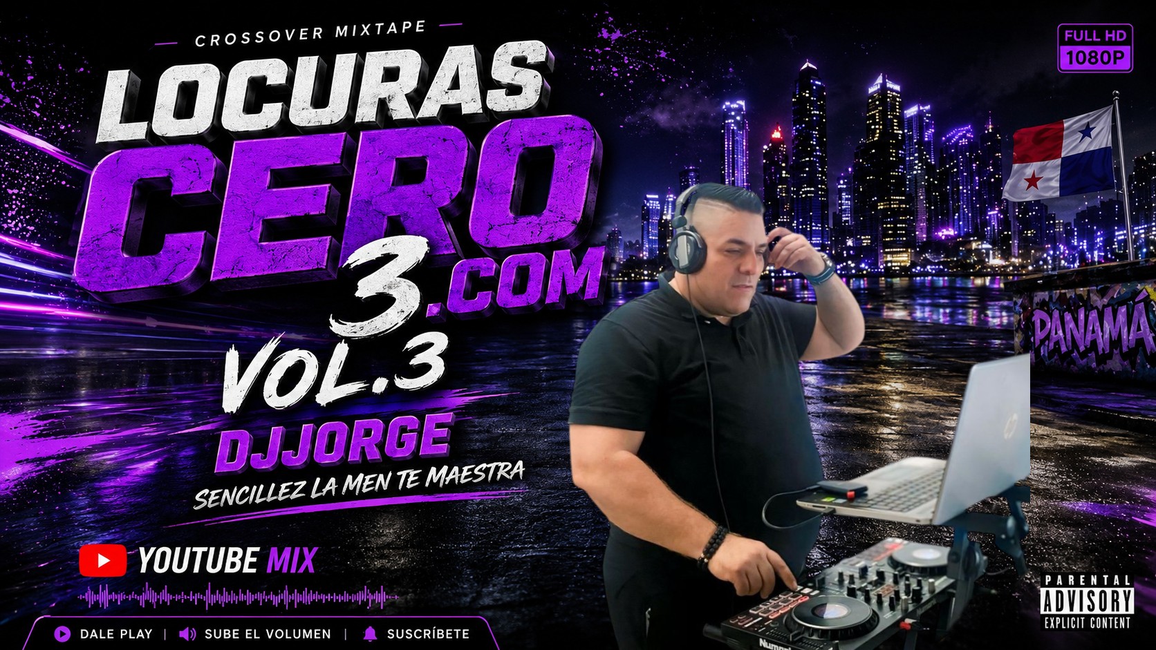 LOCURAS CERO 3.COM VOL.3- CROSSOVER MIXTAPE - DJJORGE  SENCILLEZ LA MEN TE MAESTRA